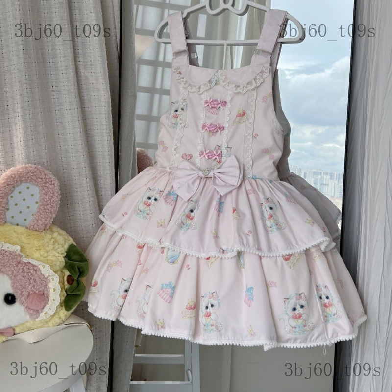 Váy Lolita Nguyên Bản Lolita Váy hai dây ngọt ngào jsk Thỏ Dễ Thương Lolita Beibei