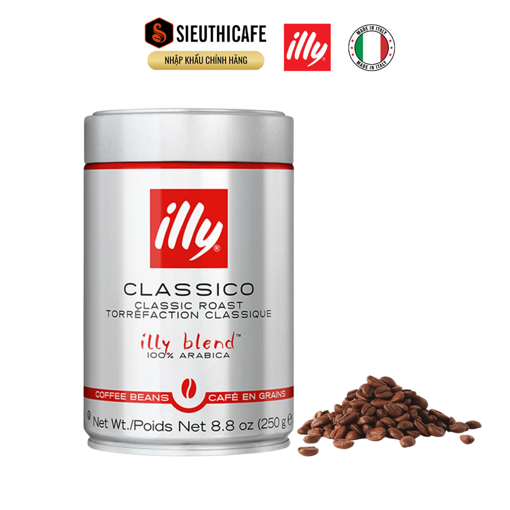 Cà Phê Hạt Illy Coffee Classico Coffee -  Medium Roasted - 250gr