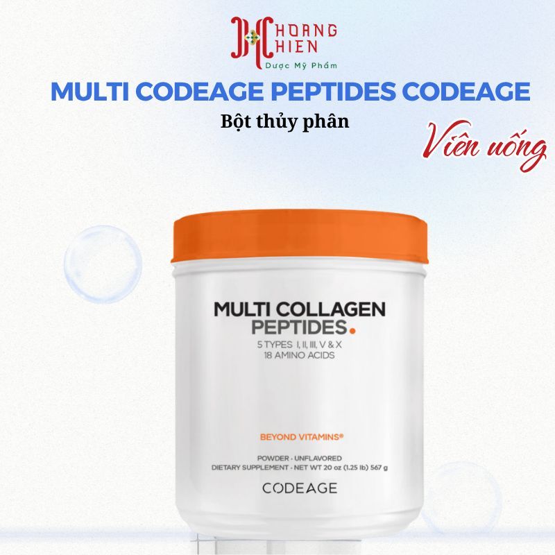 HOÀNG HIỀN - Bột Thủy Phân Multi Codeage Peptides Codeage 450g