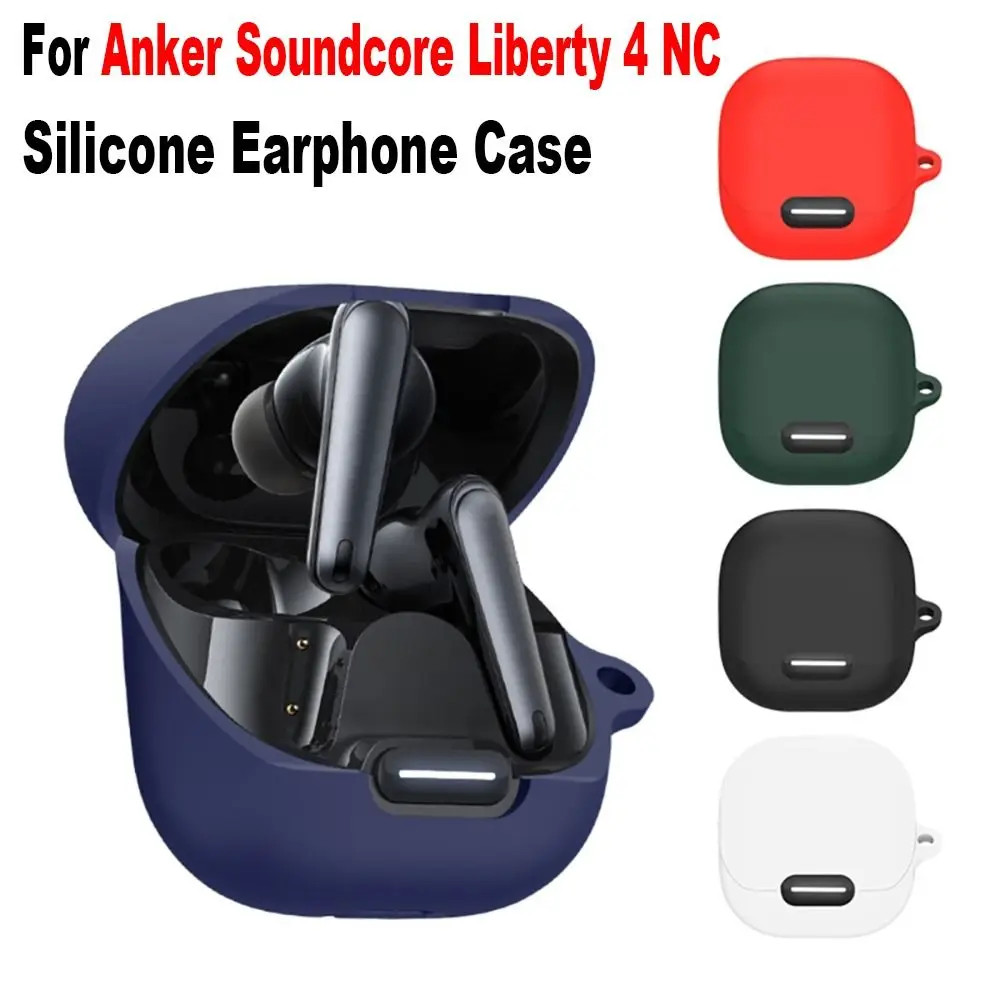 Tương thích với Vỏ Anker Soundcore Liberty 4 NC, Vỏ bảo vệ chống sốc bằng silicon mềm cho tai nghe k