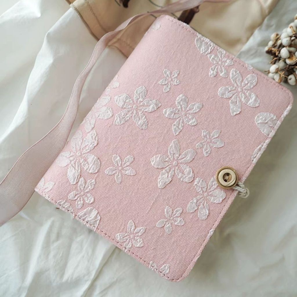 Dreamerhouse Di Động Màu Hồng Notepad a5 Sổ Tay Rời A5A6 Nhật Ký Sổ Tay Dễ Thương Notebook Notepad