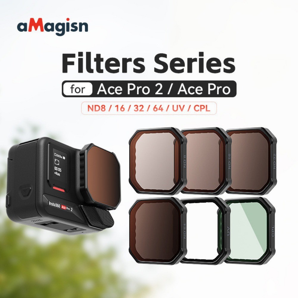 AMagisn Cho Insta360 Ace Pro 2 Bộ Lọc Cho Insta360 Ace Pro 2 ND Bộ Lọc Mật Độ Trung Tính Cho Insta36