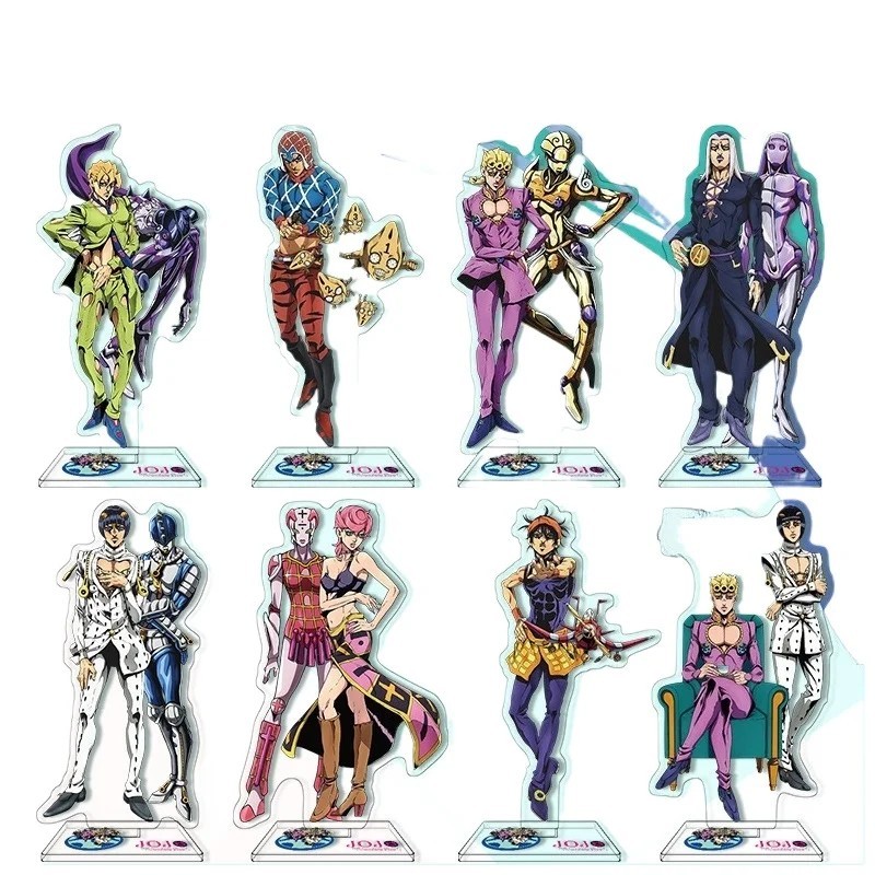 Standee Anime JoJos Bizarre Adventure Mô Hình Mica Nhân Vật Jotaro Giorno Jolyne Figure Trang Trí Bà