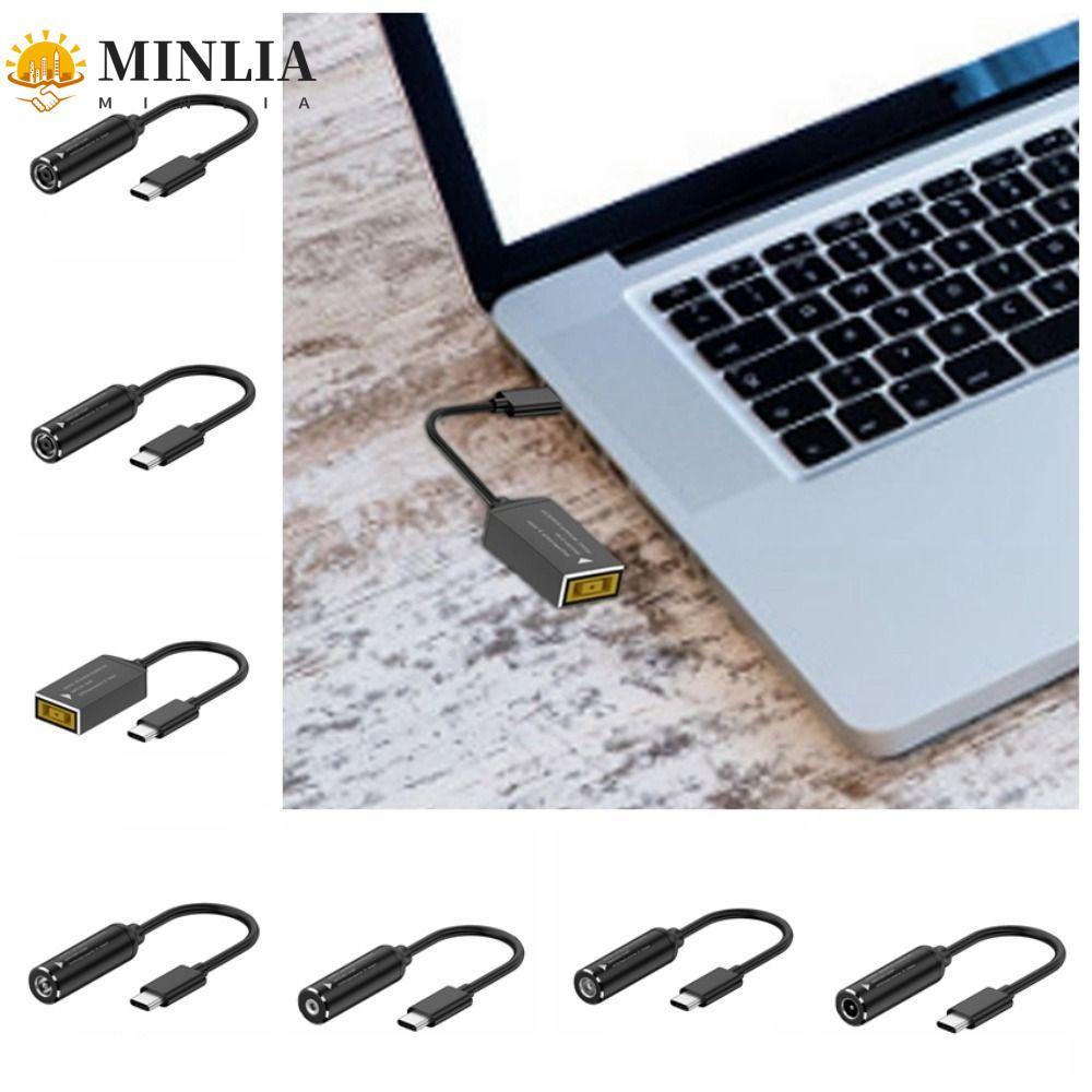 Cáp sạc MINLIA Type-C sang DC Jack, Cáp sạc DC sang Type-C đầu ra PD 65W PD, Tệp chuyển hoạt động đơ