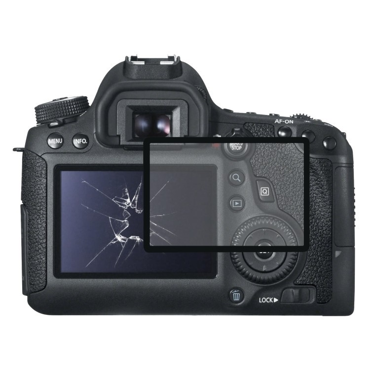 Mới Cho Canon EOS 6D Chất Liệu Acrylic Màn Hình LCD Ống Kính Ngoài