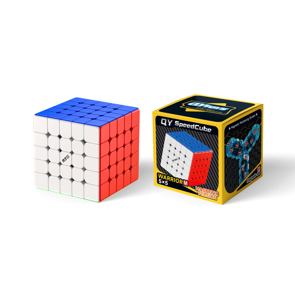 QiYi Warrior 5x5 Magnetic Cube Stickerless Super Smooth Warrior M 5x5x5 Puzzle Toys Speed Cube