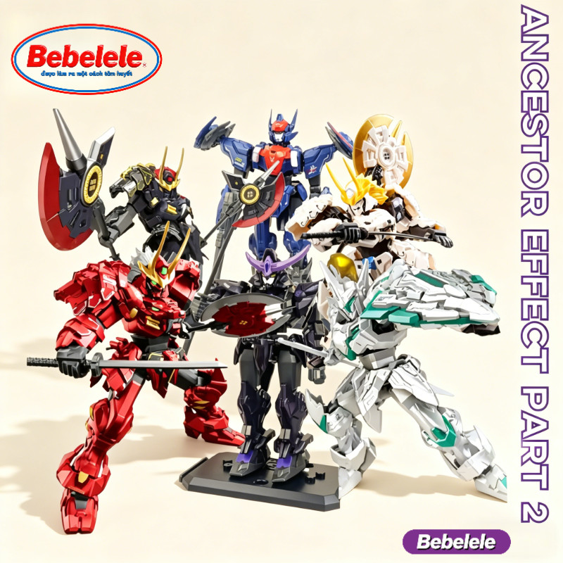 Mô Hình Blind Box Moshow SD v2– Takeda Shingen Date Masamune Lancelot Wucheng – Hộp Gacha Lắp Ráp Mi