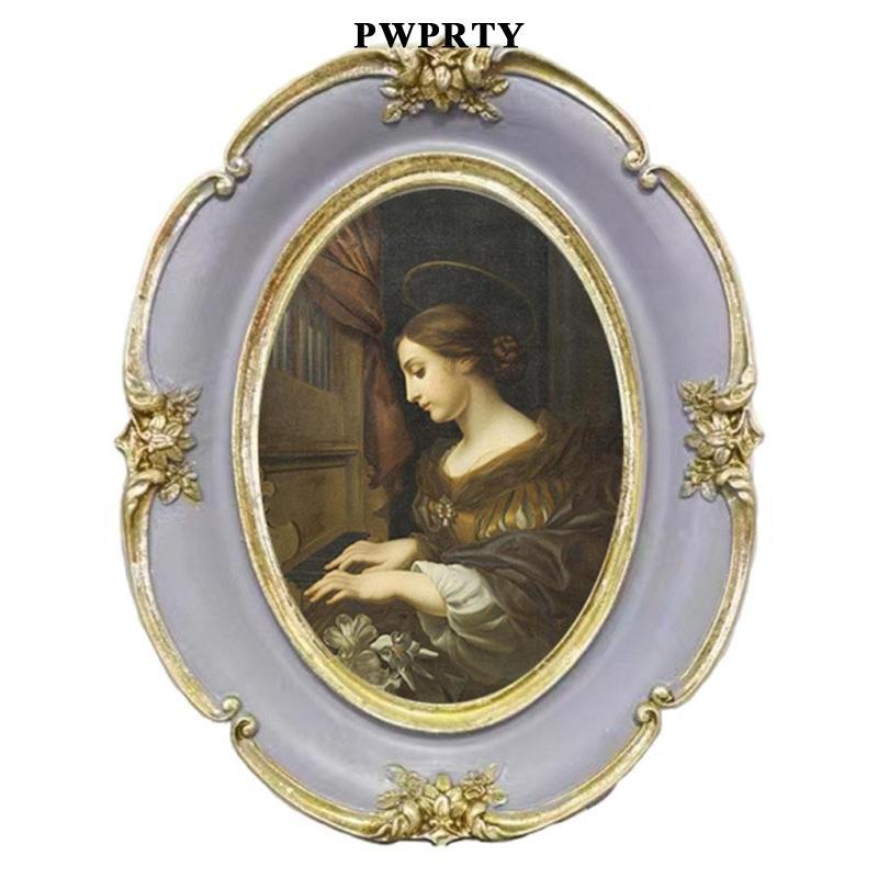 Khung ảnh sang trọng Vintage Baroque Pháp Quà cưới Giáng sinh 5x7 Inch