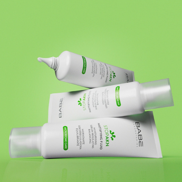 Bộ đôi Làm Sạch Và Dưỡng Ẩm Kiềm Dầu BABE Stop AKN Purifying Cleansing Gel + Mattifying Fluid 50ml | BigBuy360 - bigbuy360.vn