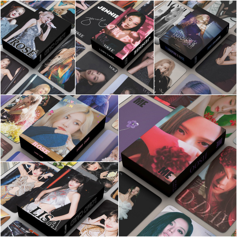 Tổng hợp set 55 lomo card Blackpink ROSE LISA JISOO JENNIE