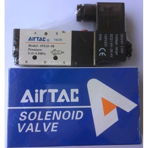 Van điện từ AIRTAC / (Thương hiệu mới Chính hãng Yadeke 4V210-08) 4V2108A / 4V2108B