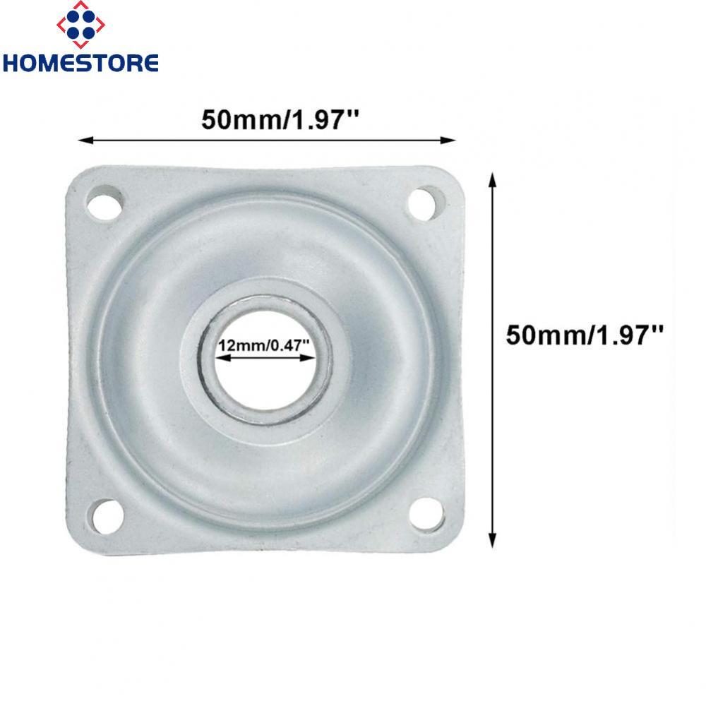[Homestore]Rotating Cake Stand Zinc-Coated Finish Square Bearing Plate Thickened Structure