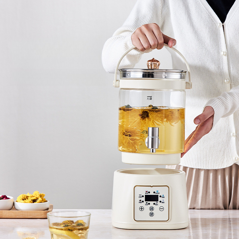 Ấm đun nước mini giữ gìn sức khỏe, ấm đun nước đa chức năng, ấm pha trà hoa