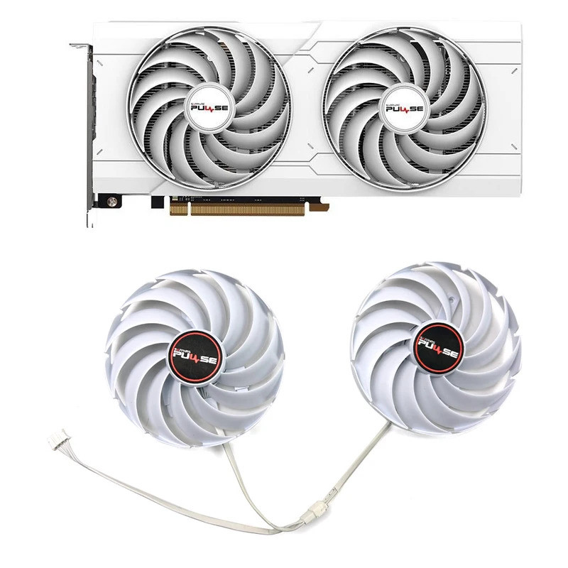 Quạt làm mát MỚI màu trắng 95mm 4pin FD10015M12D FDC10U12S9-C Dành cho SAPPHIRE RADEON RX 6750 GRE 6