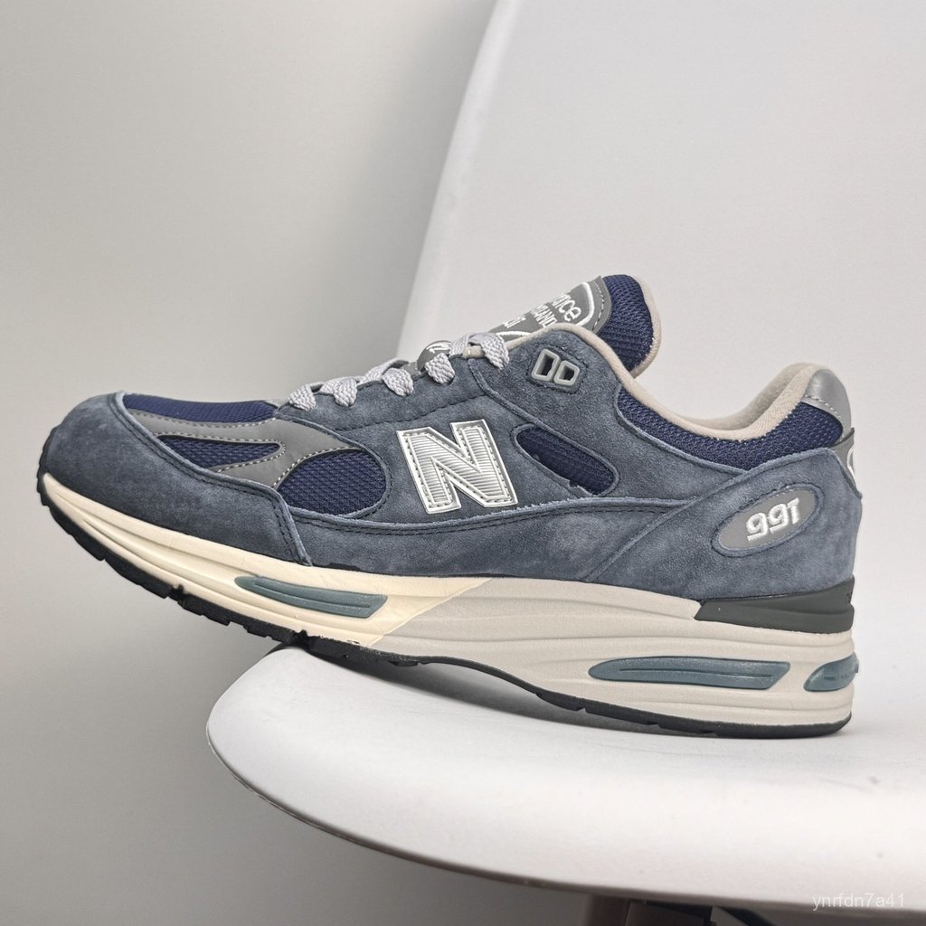 Giày New Balance 991v2 Made in UK, Phong Cách Retro, Giày Chạy Bộ Nam Nữ, Màu Đen, Thể Thao Dễ Phối,