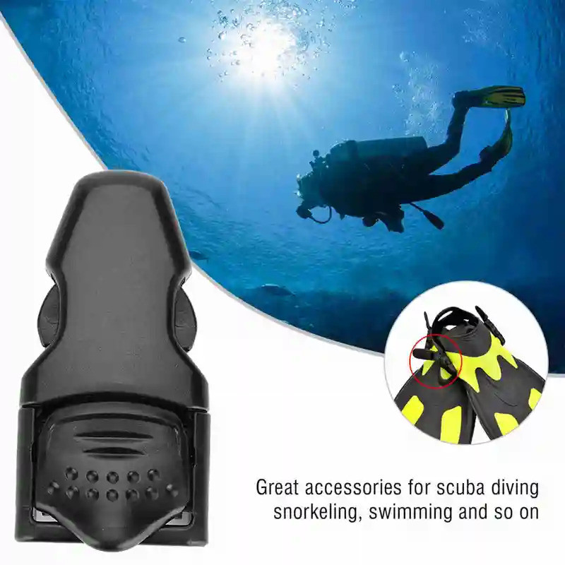 FZDiving Vây Lặn Flipper Giữ Lặn Có Thể Điều Chỉnh Bơi Vây Flippers Khóa Thay Thế Cho Lặn Lặn Diver 