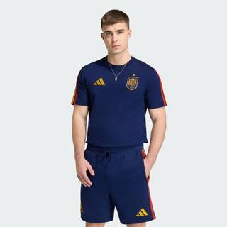 adidas Bóng đá Áo Thun Tây Ban Nha DNA Nam Màu xanh da trời JZ2261