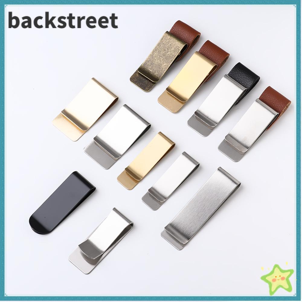 BACKSTREEDYFDX Kẹp thép không gỉ Kim loại hữu ích Thư mục bút đồng thau tiện lợi