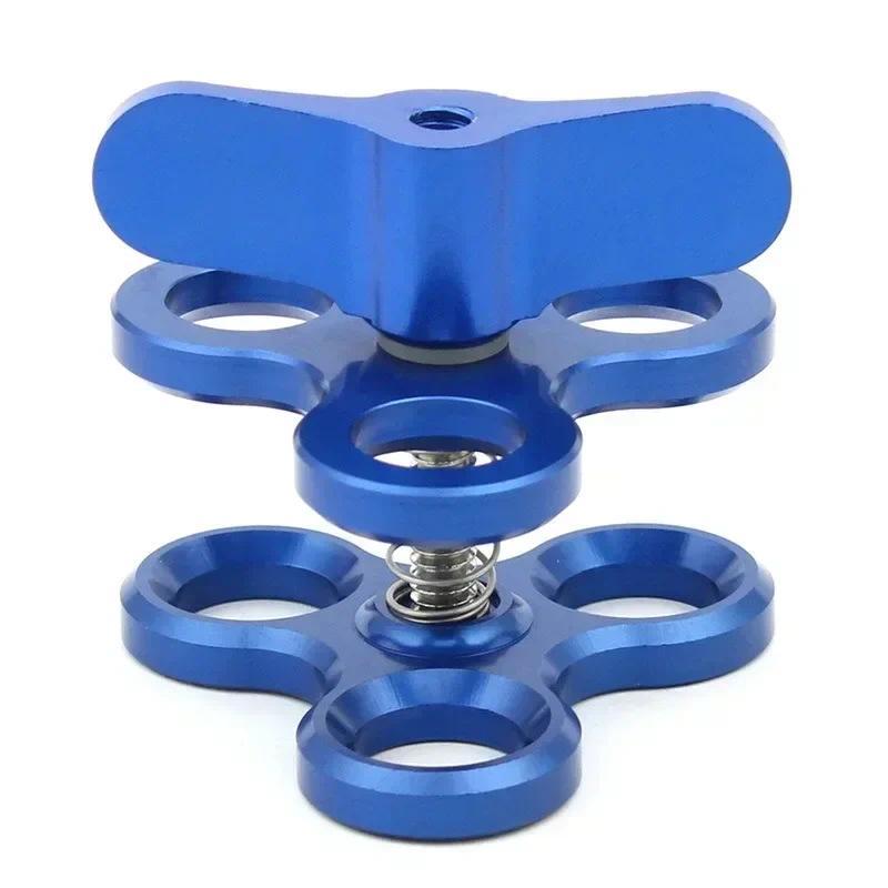 Cho Lặn Bóng Đèn Đèn Tay Bóng Bướm Kẹp Ba Kẹp Gắn Bộ Chuyển Đổi Gopro 5 6 Cho Gopro 5 6