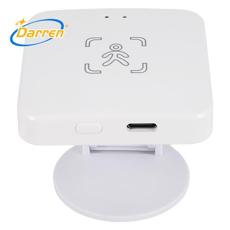 Tuya Zigbee Máy dò hiện diện con người có giá đỡ Cảm biến PIR cơ thể con người thông minh MmWave Rad