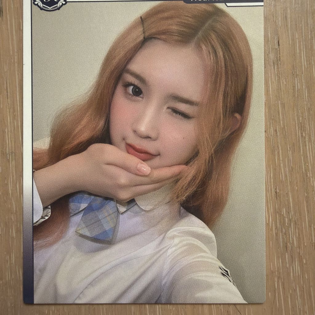 Hearts2hearts trái tim em gái TELECA bộ sưu tập ngẫu nhiên thẻ ian jiwoo yuha