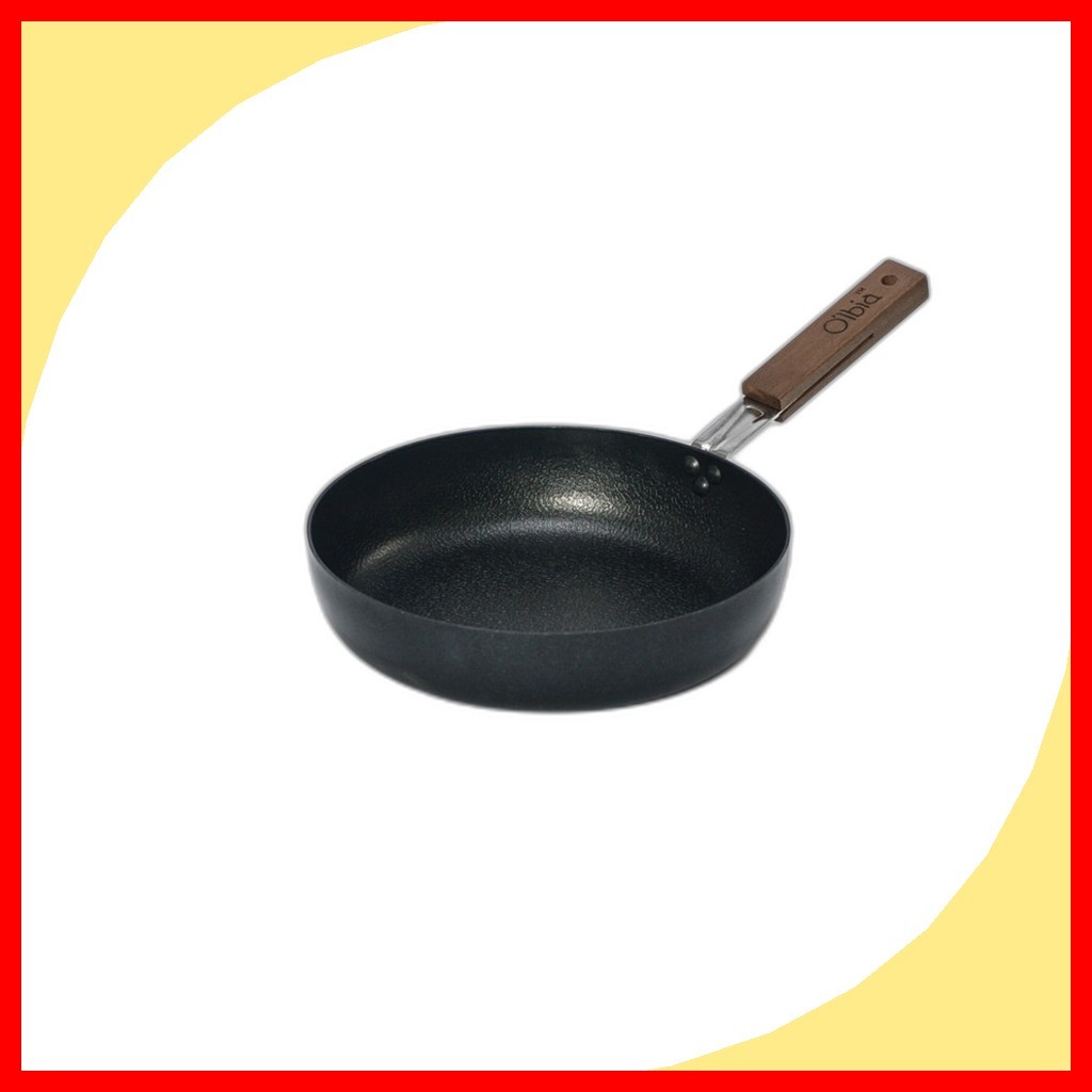 [olbia] Chảo Chiên Đường Đen, 24cm, 1 cái / Chảo Chiên Hàn Quốc / Bề Mặt Chống Dính / Chính Hãng 100