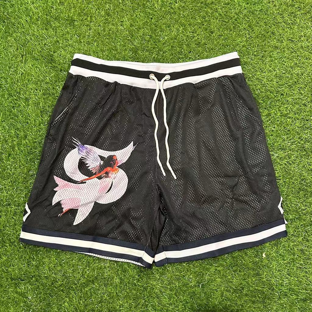American Fashion Brand Printed Baggy Pants Casual Sports Basketball Shorts American Fashion Brand Pr