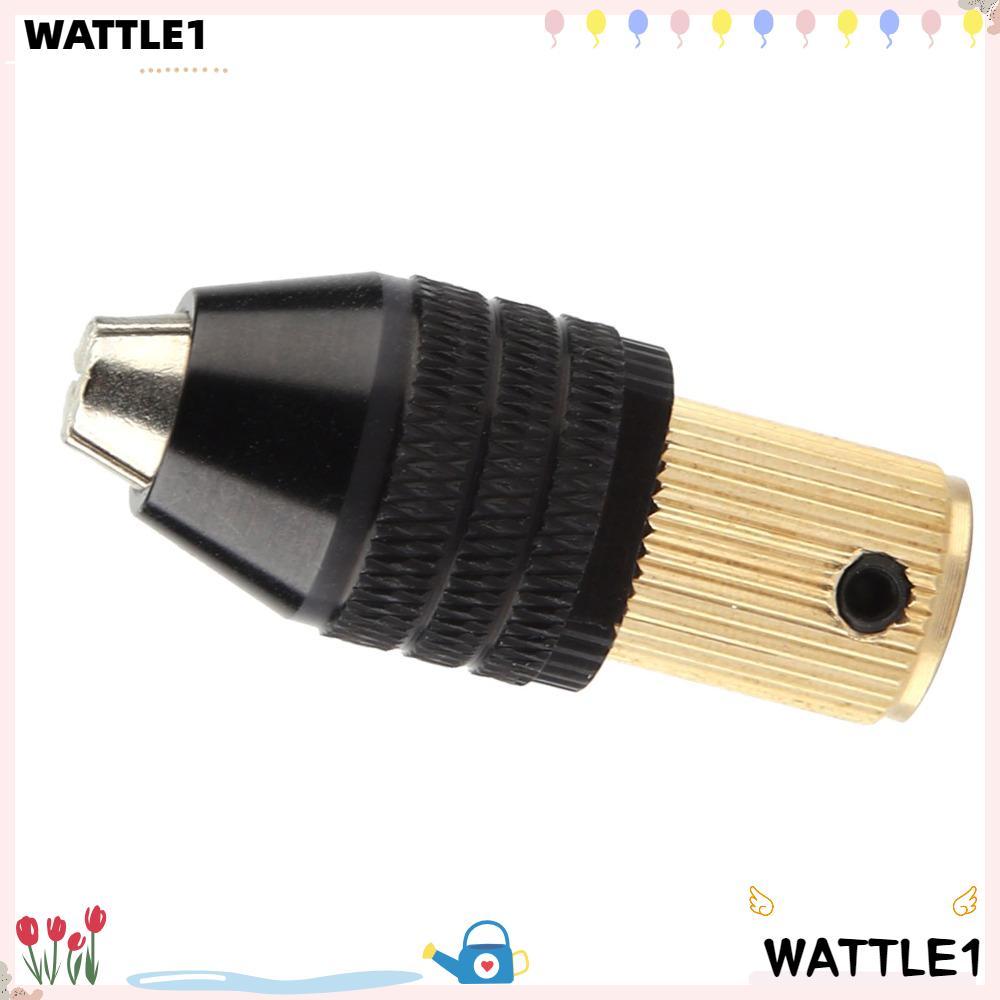Chuck tự săn chắc WTTLE, Công suất kẹp 0,3-3,4mm Phụ kiện máy khoan điện Mini ba cánh thẳng, Bộ chuy