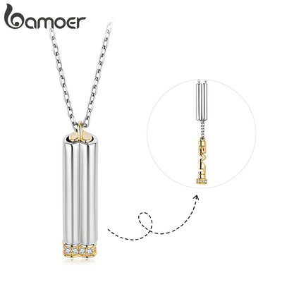 Vòng cổ Bamoer LOVE Quà tặng trang sức có thể mở bất ngờ dành cho nữ