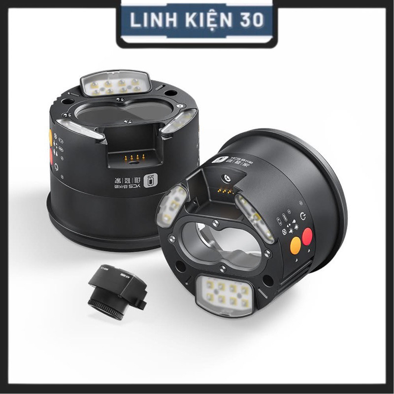 Phụ kiện lắp kính YCS 6558X, 6558S, LB-60X, MaAnt T3, RF4 6555, Mijing 6555 hỗ trợ đèn led, đèn uv