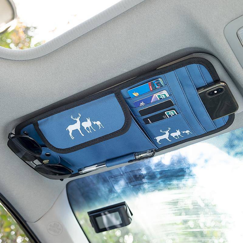 Car Sun Visor Storage Multifunctional Car CD Glasses Clamp Car Sun Visor Storage Multifunctional Car