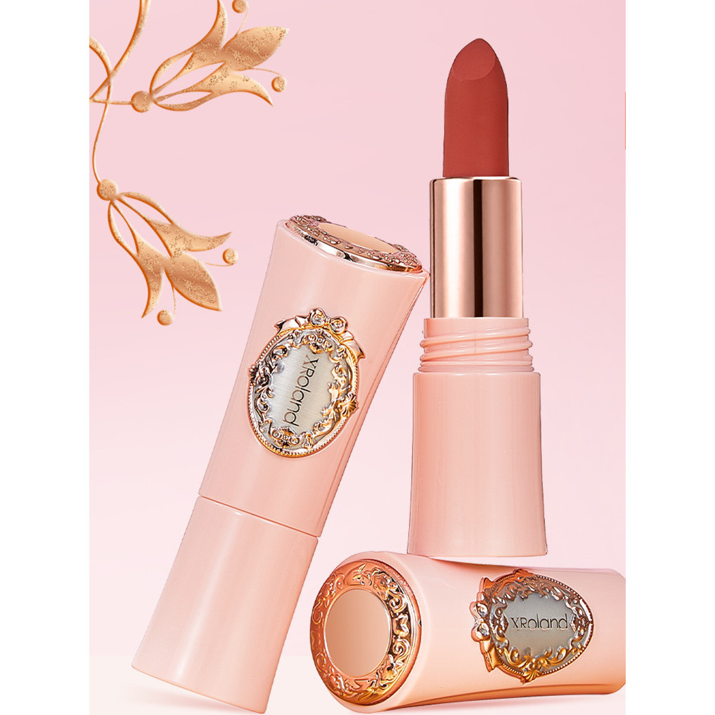 XRoland XRoland Luxury Palace Soft Mist Chống Dính Cup Son Môi Dưỡng Ẩm Dưỡng Ẩm Tự Nhiên Ba Chiều K