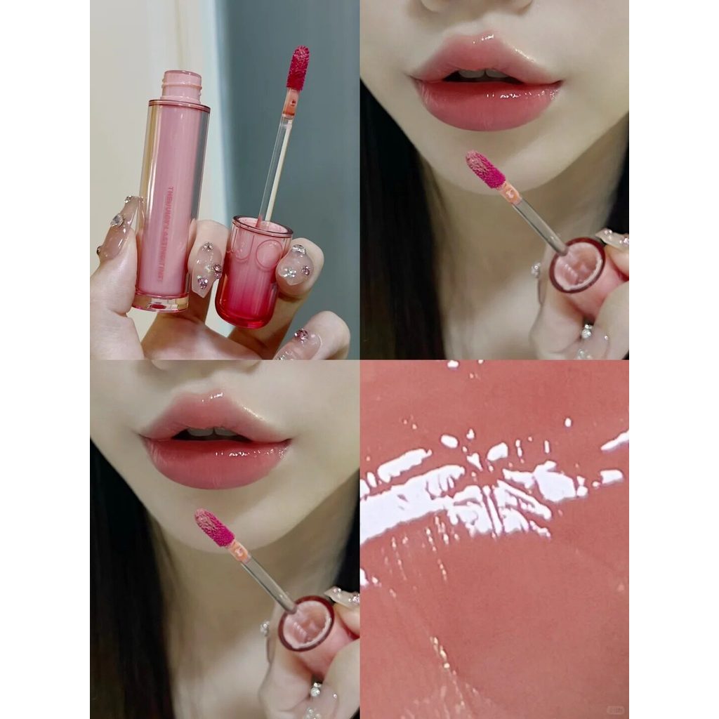 thanh lý son romand son romand Sản phẩm mới Hàn Quốc romand Water Gloss Juice Lip Glaze 2.0 Gương Dư