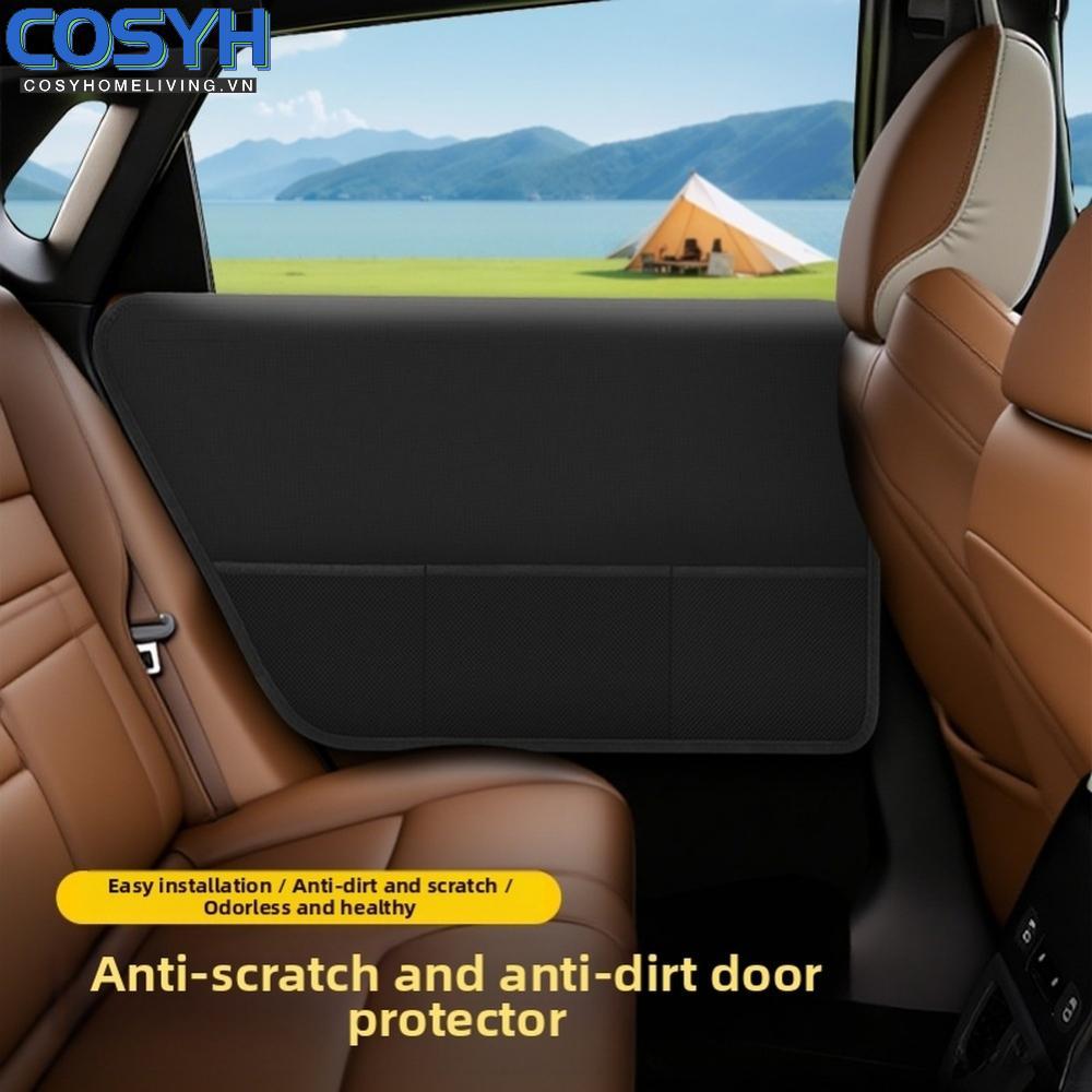 <cosyh>Anti Scratch Mat Convenient Storage Pocket Long-lasting Use For Pet Owners