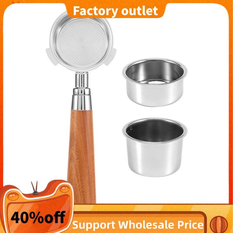 Espresso Portafilter 51mm cho EC685 EC680 Coffee Bottomless Portafilter với 51mm 2 Chiếc Bát Bột Cà 