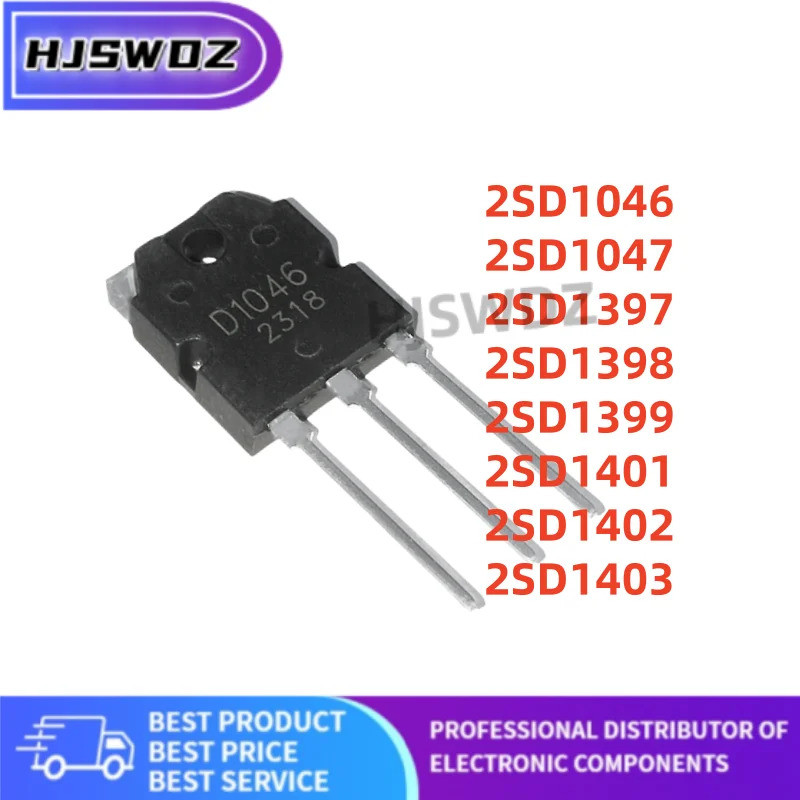 5 Cái TO-3P 2SD1047 2SD1401 2SD1402 2SD1403 2SD1046 2SD1397 2SD1398 2SD1399 D1047 D1401 D1402 D1403 