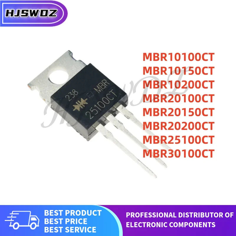 10 Chiếc MBR20150CT MBR30100CT MBR20100CT MBR25100CT MBR20200CT MBR10100CT MBR10200CT MBR10150CT TO-