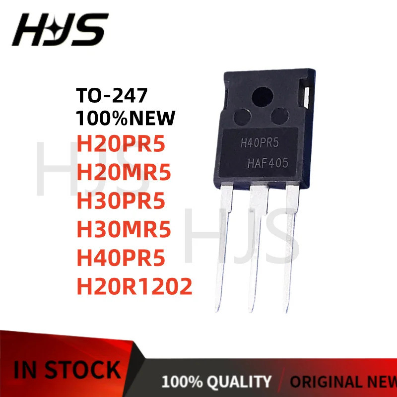 5 Cái / lốc Chất Lượng MỚI H20PR5 H20MR5 H30PR5 H30MR5 H40PR5 H20R1202 TO-247 Còn Hàng chip ic mos X