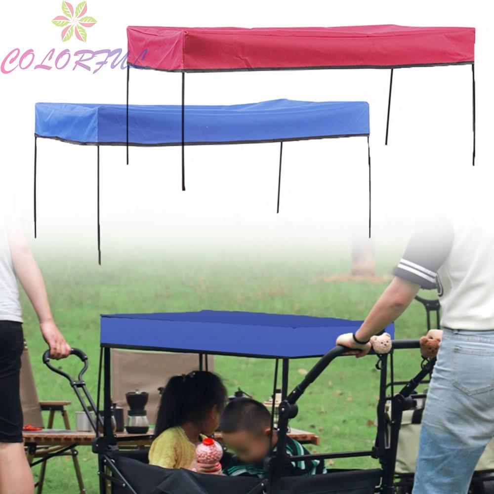 Garden Cart Canopy Removable Awning for Sun Protection During Outdoor Activities