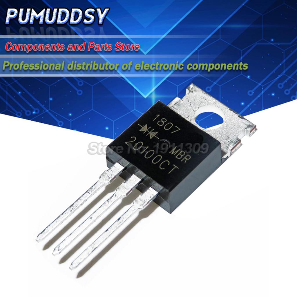 10 Chiếc MBR20100CT MBR20100 MBR20100C MBR20100G B20100G Schottky TO-220