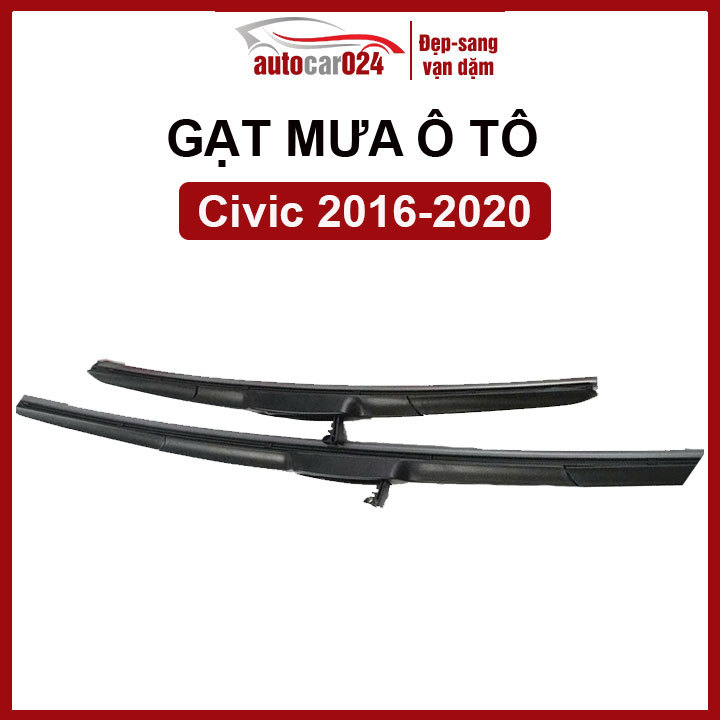 Bộ 2 Chổi Gạt Mưa Ô Tô Civic Gen 10 2016-2020 Mẫu TYT 3 Khúc