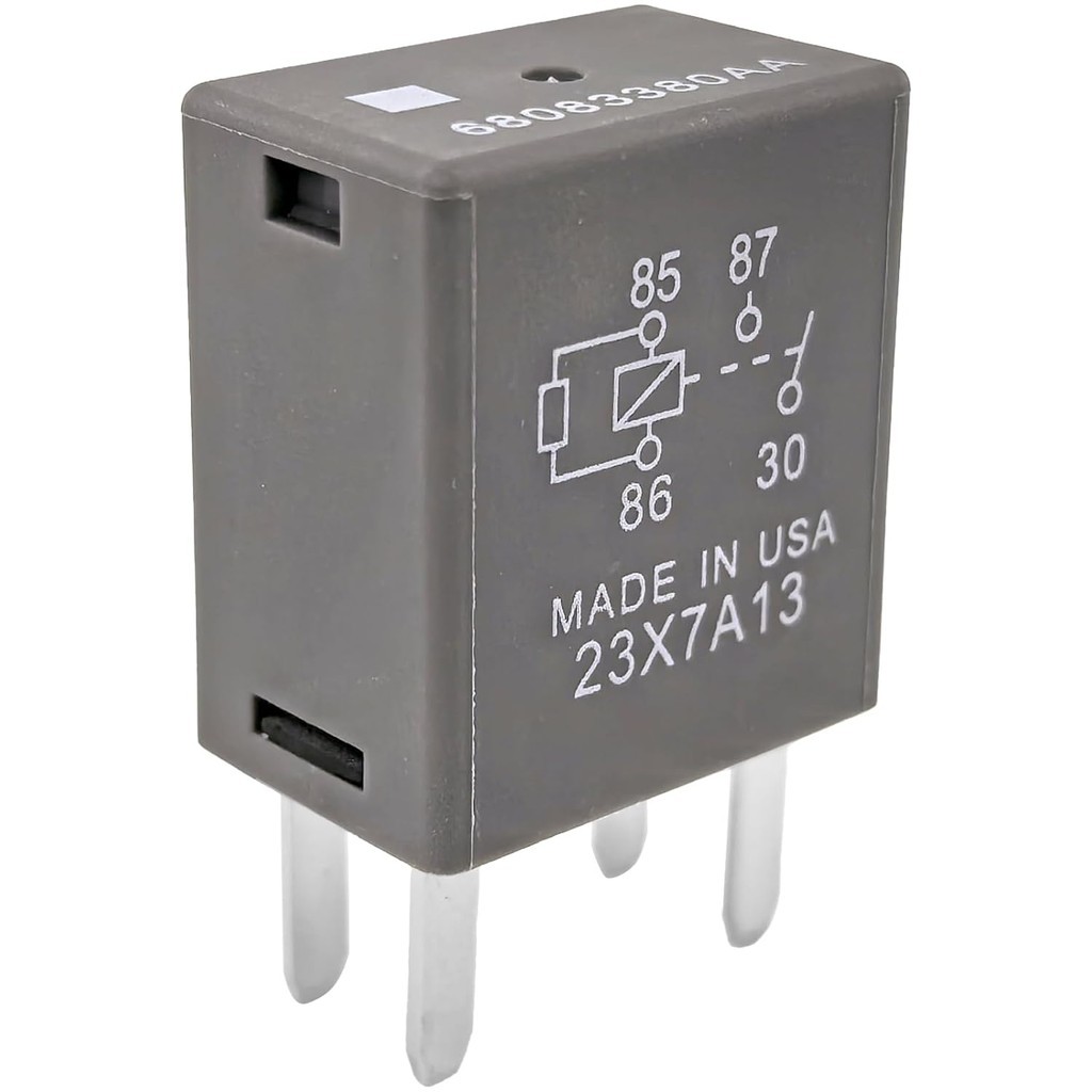 68083380Rơle AA - Rơle ô tô 4 chân SPST 35A 12VDC - Tương thích với các loại xe GM / Chrysler (dành 