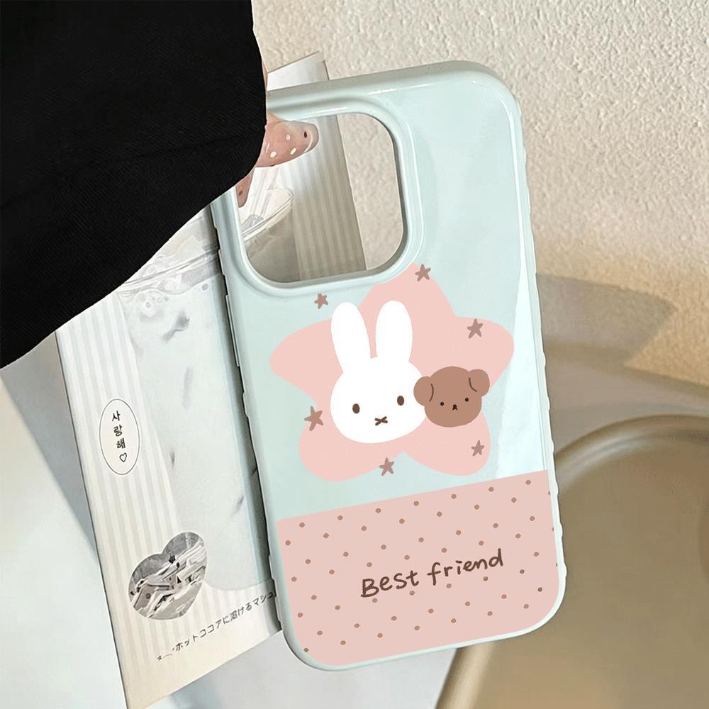 Kotak pelindung iPhone 17/16/15, cangkang telefon iPhone 14/13/12Promax, pelindung kartun