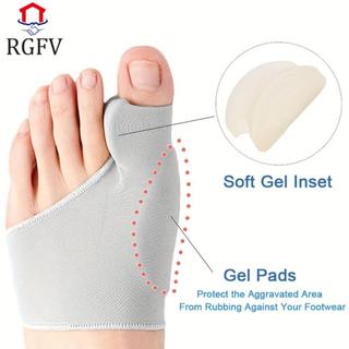 RGFV 1 cặp Valgus Correction, Dụng cụ chăm sóc bàn chân, Tất móng chân, Dụng cụ tách ngón chân, Bộ bảo vệ điều chỉnh ngón cái SEBS Chỉnh hình, Máy duỗi ngón chân Búa Nữ