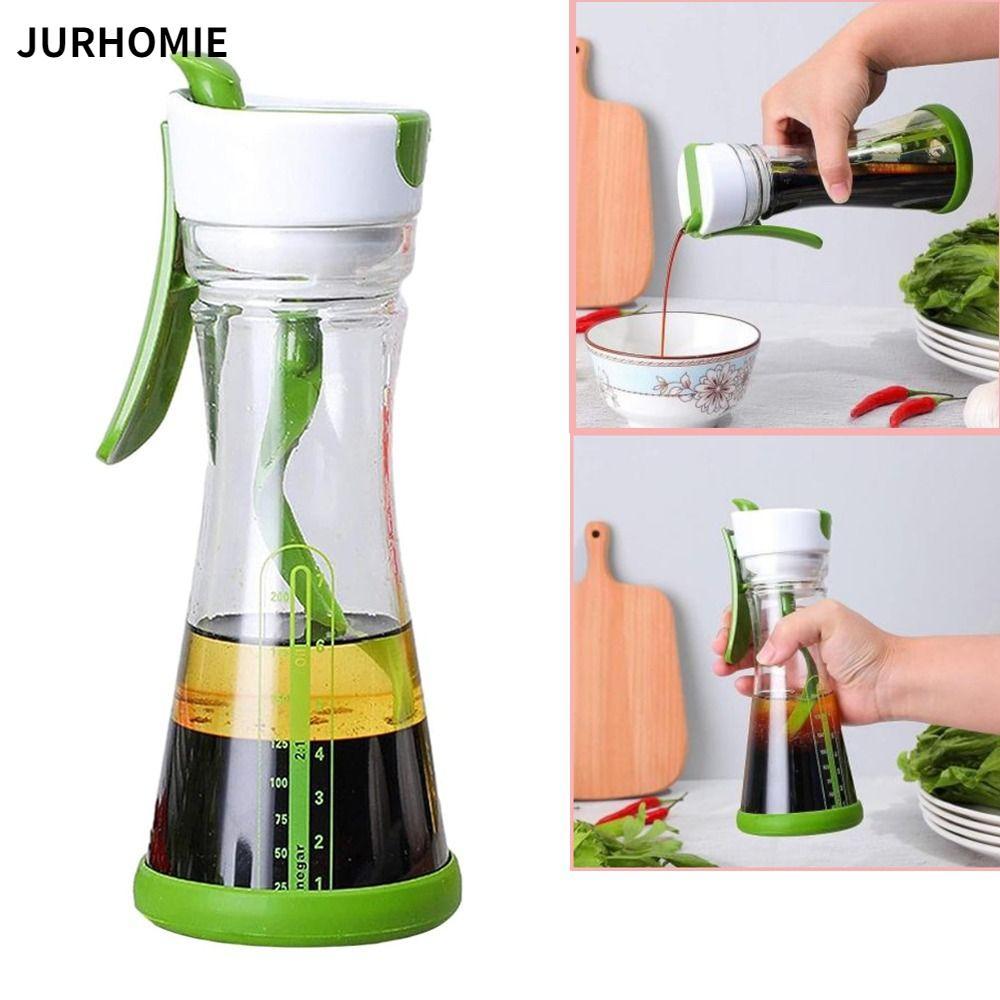 JURHOMIE Salad Dressing Shaker, Hộp đựng nước trái cây Máy xay sinh tố có cân Salad Dressing Mixer C