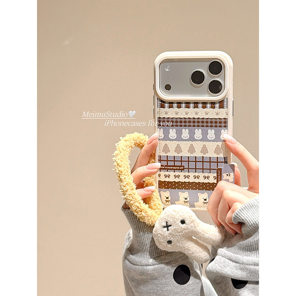 Meimu Thu Đông ins Phil Island Miffy Rabbit Puppy Thích Hợp Cho Apple 17promax Vỏ Điện Thoại iphone1