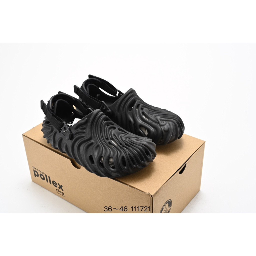 Dép Salehe Bembury x Crocs Peach Blossom "Vân tay" Thời trang đi biển mùa hè