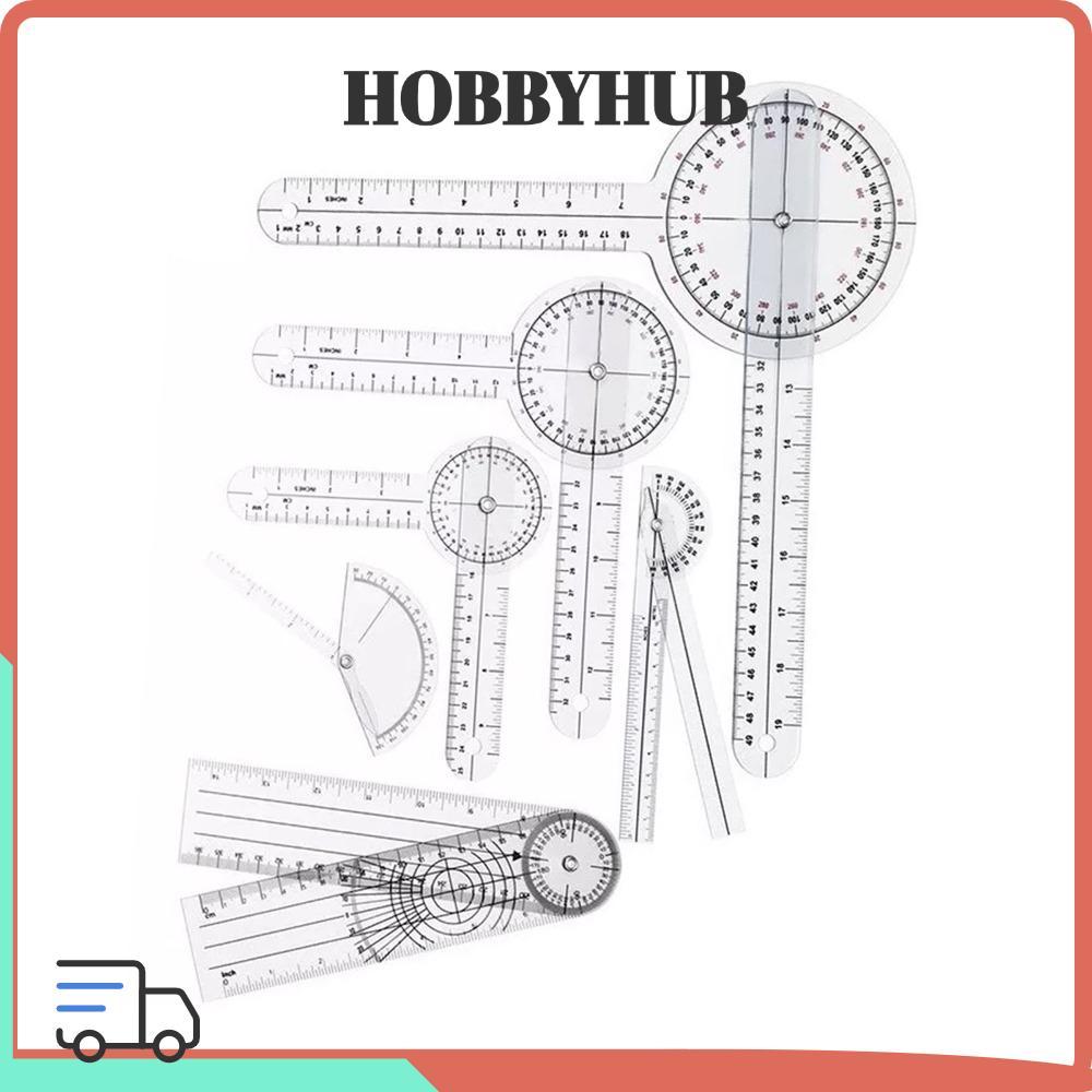 HOBBYHUB 6 chiếc Máy đo độ trong suốt Đo vật lý thực tế 360 độ