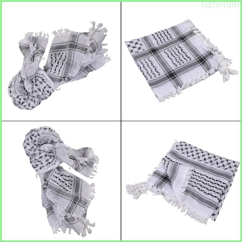 Nan Shemagh Chiến Thuật Khăn Sa Mạc Thoáng KhíKeffiyeh Khăn Bọc Cho Nam Nữ Đầu Sa Mạc Cổ Khăn Unisex