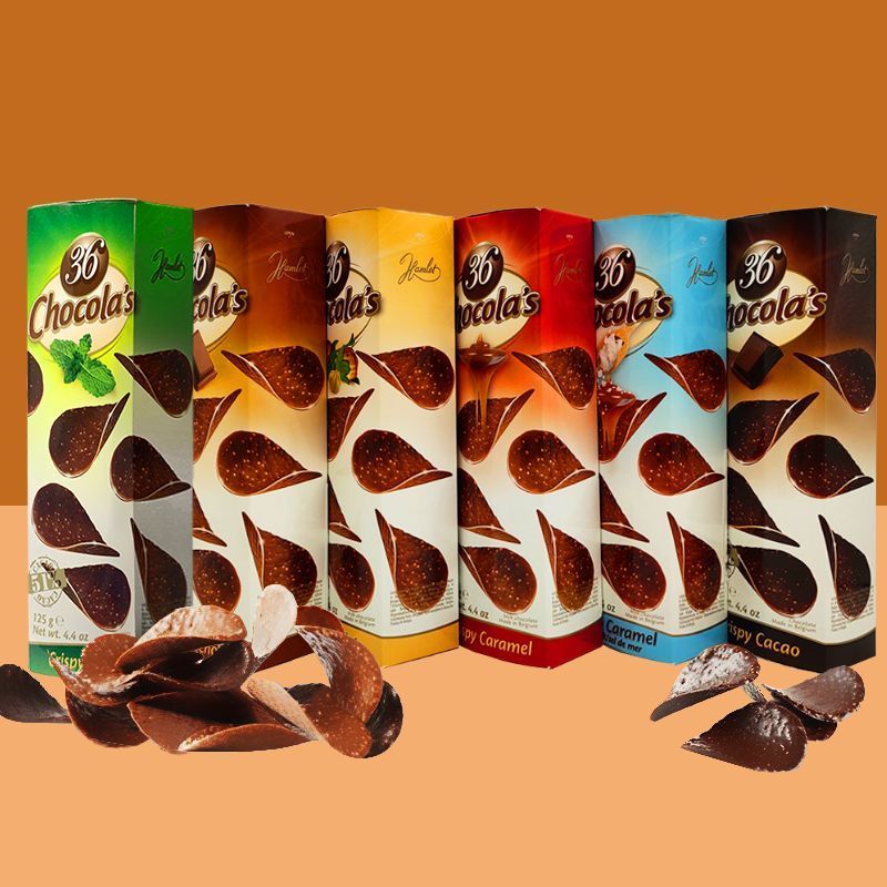 Bỉ Bao Bì Chính Hãng Nhập Khẩu Hamlet Sữa Chocolate Chips Flakes 125g Đóng Hộp L4-20-1